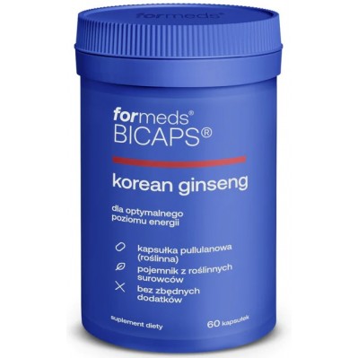 ForMeds BICAPS KOREAN GINSENG 60 kapsułek