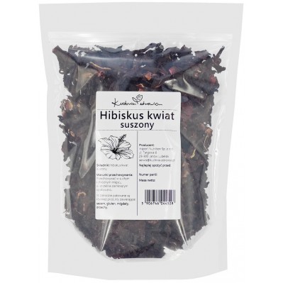 KUCHNIA ZDROWIA Hibiscus kwiat suszony 500g