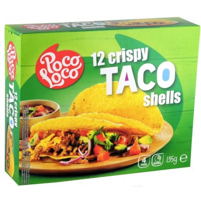 KUCHNIE ŚWIATA POCO LOCO Muszle do Taco 12szt 135g