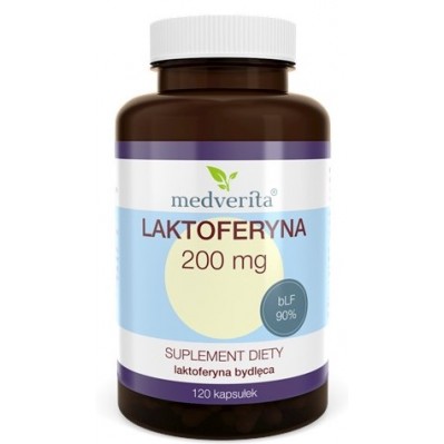 Medverita Laktoferyna FORTE 200 mg 120 kapsułek