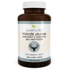 Medverita Poroże jelenia 98% 300mg 180 kapsułek