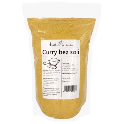 KUCHNIA ZDROWIA Curry bez soli 200g