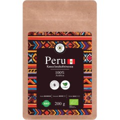 EcoBlik Kawa Arabica Peru BEZKOFEINOWA 200g EKO