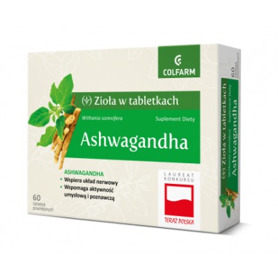 Colfarm Ashwagandha 60 tabletek