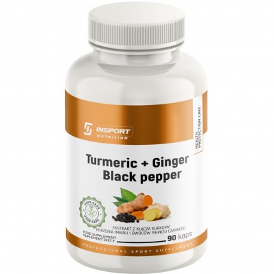 Insport Nutrition Kurkuma + Imbir + Czarny pieprz 90 kapsułek