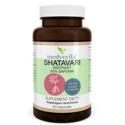 Medverita Shatavari 500mg 60 kapsułek