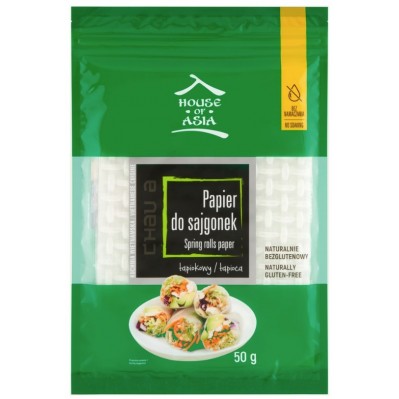 HOUSE of ASIA Papier tapiokowy do sajgonek i spring rolls 50g