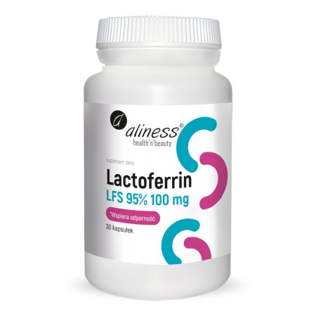 Aliness Lactoferrin LFS 95% 100 mg x 30 kapsułek