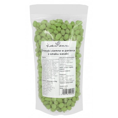 KUCHNIA ZDROWIA Orzechy ziemne w panierce wasabi 500g