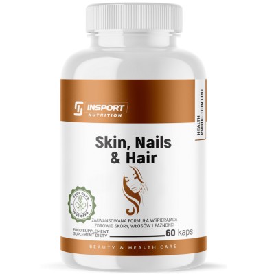 Insport Nutrition Skin Hair & Nails 60 kapsułek