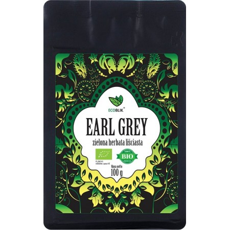 EcoBlik Herbata zielona EARL GREY 100g