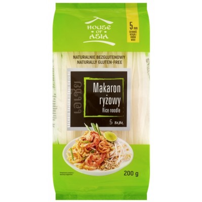HOUSE of ASIA Makaron ryzowy 5mm 200g