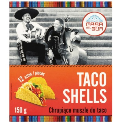 HOUSE of ASIA CDS Muszle do Tacos 150g 12 szt.