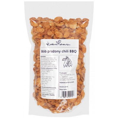 Kuchnia Zdrowia Bób prażony chili BBQ 500g