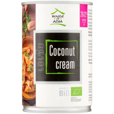 HOUSE of ASIA Mleczko kokosowe Premium BIO 20-22% 400ml