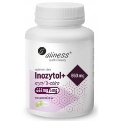 Aliness Inozytol myo/D-chiro 40/1 650mg 100 caps.