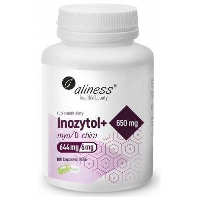 Aliness Inozytol myo/D-chiro 40/1 650mg 100 caps.