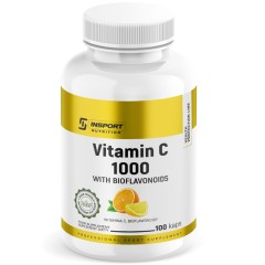 Witamina C + Bioflawonoidy 100 kapsułek Insport Nutrition