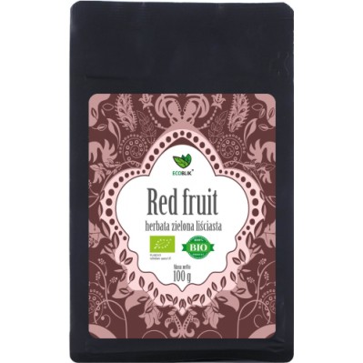 EcoBlik Herbata zielona Red Fruit 100g