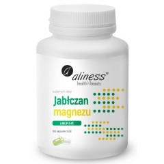 Aliness Jabłczan magnezu 100mg z B6 100 kapsułek
