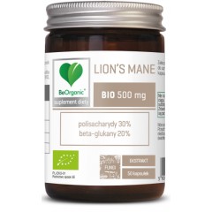 BeOrganic Kordyceps BIO ekstrakt 500mg 50 kapsułek