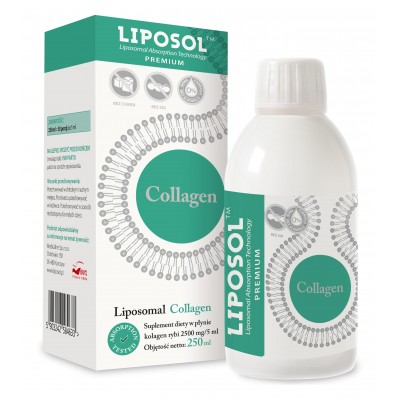 LIPOSOL Limosomalny Kolagen rybi 5g/10ml 250ml