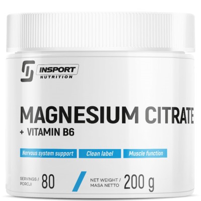 Magnez + Witamina B6 200g Insport Nutrition
