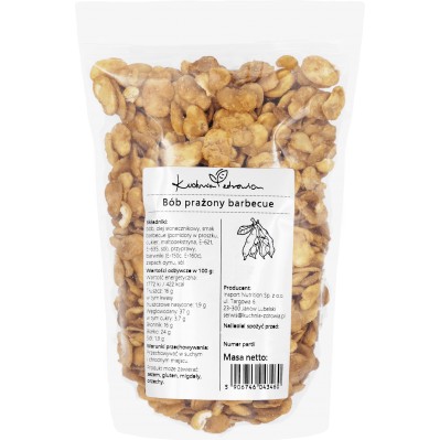 KUCHNIA ZDROWIA Bób prażony barbecue 500g