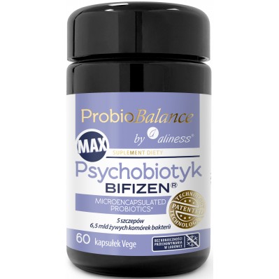 ProbioBALANCE MAX Psychobiotyk BIFIZEN 6,5mld 60 kapsułek