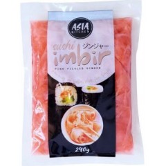 ASIA KITCHEN Imbir marynowany różowy do sushi 240g