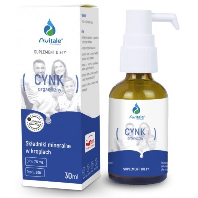 Avitale Cynk organiczny 30ml