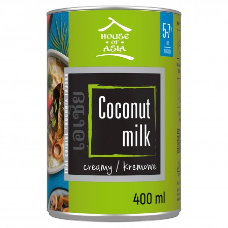 HOUSE of ASIA Mleczko kokosowe 5-7% 400ml Kremowe