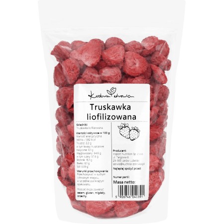 Truskawki Liofilizowane 100g Kuchnia Zdrowia