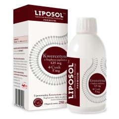 LIPOSOL Liposomalna Kwercetyna 125mg + Cynk 5mg 250ml