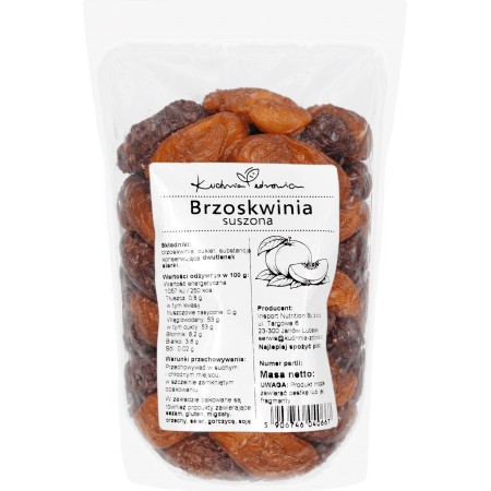 Brzoskwinie Suszone 500g Kuchnia Zdrowia