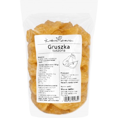 Gruszki Suszone 500g Kuchnia Zdrowia