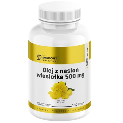 Olej z Nasion Wiesiołka 1000mg 180 kapsułek