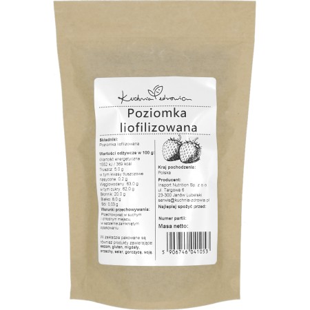 Poziomki Liofilizowane 10g Kuchnia Zdrowia