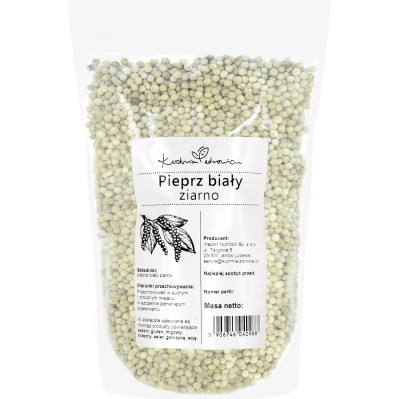 Pieprz Biały Ziarnisty 100g Kuchnia Zdrowia