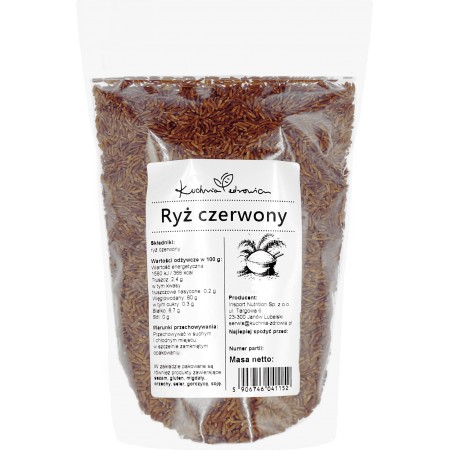 Ryż czerwony 1kg Kuchnia Zdrowia