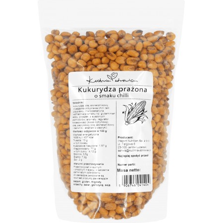 Kukurydza Prażona o Smaku Chilli 250g Kuchnia Zdrowia