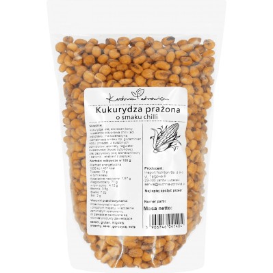 Kukurydza Prażona o Smaku BBQ 500g Kuchnia Zdrowia