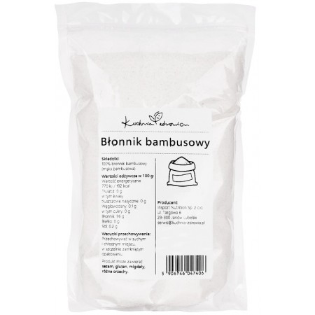 Błonnik bambusowy (Mąka bambusowa) Kuchnia Zdrowia