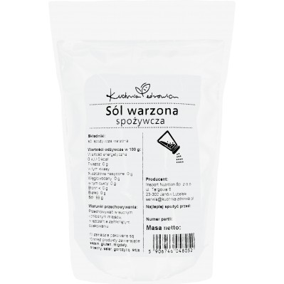 Sól warzona spożywcza 1kg Kuchnia Zdrowia