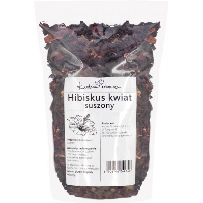 KUCHNIA ZDROWIA Hibiscus kwiat suszony 500g