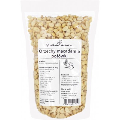 Kuchnia Zdrowia Orzechy macadamia połowki 250g