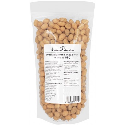 Kuchnia Zdrowia Orzechy ziemne w panierce BBQ 500g