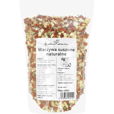 Warzywa suszone naturalne Kuchnia Zdrowia