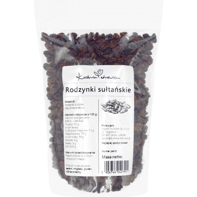 Rodzynki sułtańskie Kuchnia Zdrowia