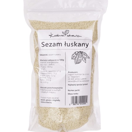 Sezam łuskany biały Kuchnia Zdrowia